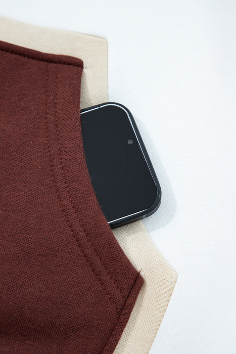 Ariyah Patchwork athleisure Hooded Sweatshirt