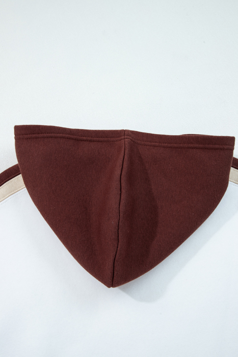 Ariyah Patchwork athleisure Hooded Sweatshirt