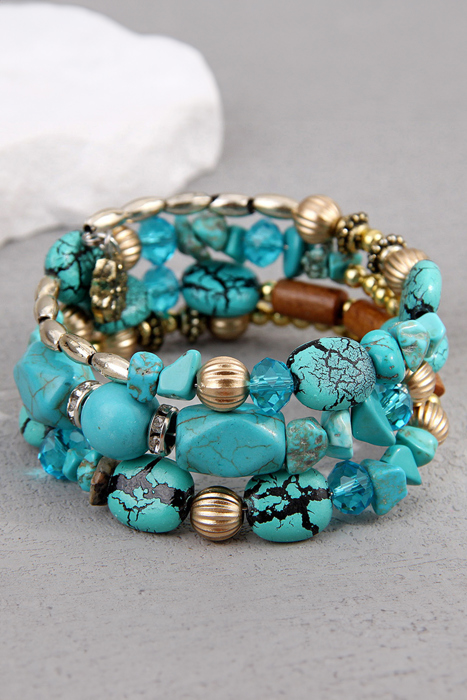 Arleth Bead Layer Winding Bracelet