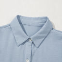  Arya Shirt Collar Button Up Puff Sleeve Tiered Dress