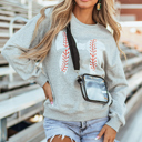  Ashalia baseball bow  Sweatshirt