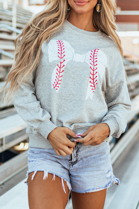 Ashalia baseball bow  Sweatshirt
