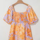  Aspen Plus Size Floral Puff Sleeve Babydoll Blouse
