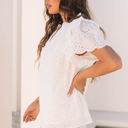  Aspyn Ruffle Short Sleeve Blouse