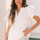  Aspyn Ruffle Short Sleeve Blouse