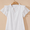  Aspyn Ruffle Short Sleeve Blouse