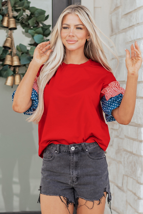Aspyn Short Puff Sleeve Top