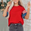  Aspyn Short Puff Sleeve Top