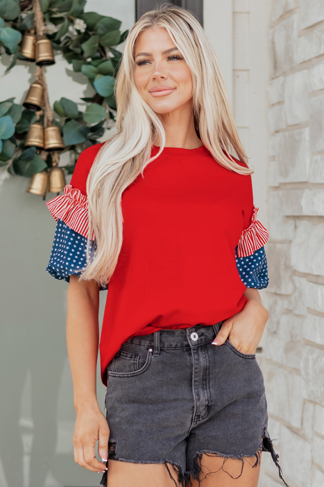 Aspyn Short Puff Sleeve Top