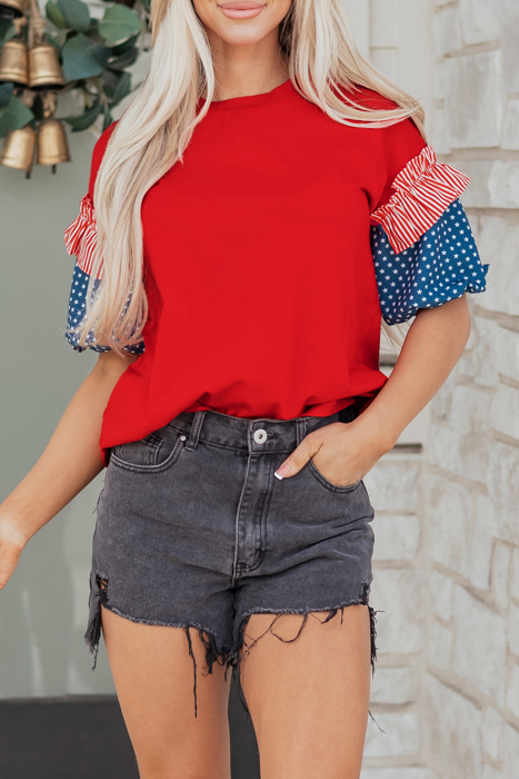 Aspyn Short Puff Sleeve Top