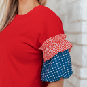  Aspyn Short Puff Sleeve Top