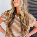  Aspyn Stripe Tee