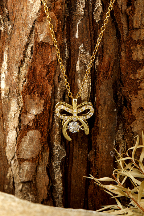 Athena Pendant Plated alloy Necklace