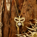 Gold Athena Pendant Plated alloy Necklace