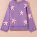 Aubrey Brushed Star Oversize Sweater