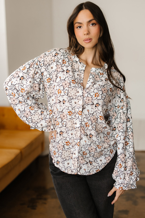 Aubrey Puff Sleeve Down Shirt