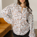  Aubrey Puff Sleeve Down Shirt