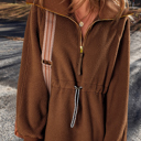  Audrey Half Zip Fleece Pullover