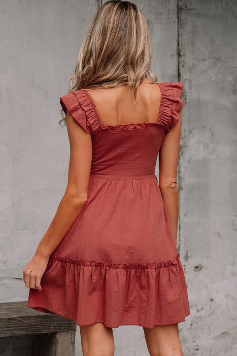 Aurelia Trim Sleeveless Mini Dress