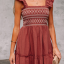  Aurelia Trim Sleeveless Mini Dress