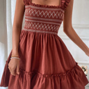  Aurelia Trim Sleeveless Mini Dress