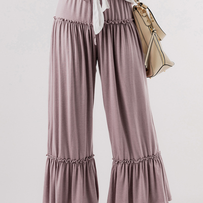 Aurora Waist Wide Leg Pants