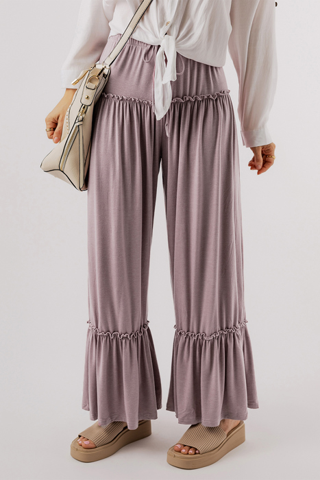 Aurora Waist Wide Leg Pants