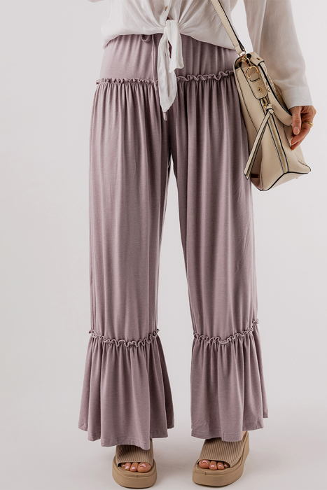 Aurora Waist Wide Leg Pants