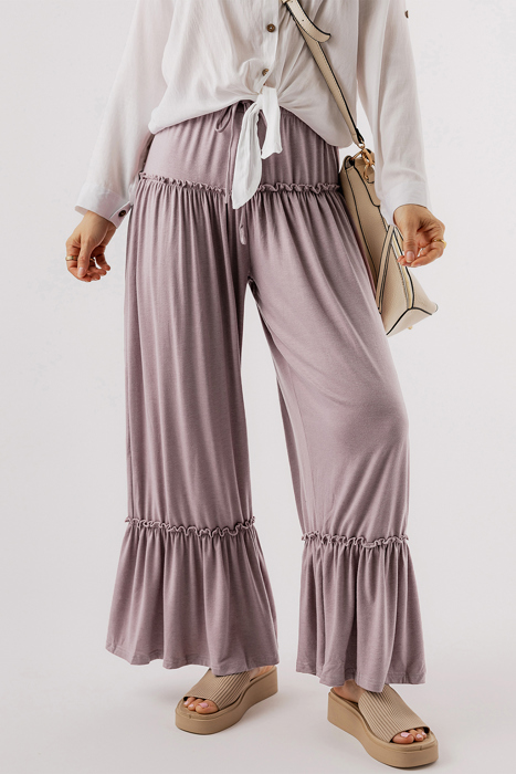 Aurora Waist Wide Leg Pants