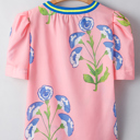  Autumn Notched Bubble Sleeve Blouse