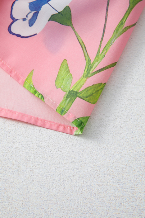 Autumn Notched Bubble Sleeve Blouse