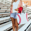  Autumn Striped Oversized Sweatshirt