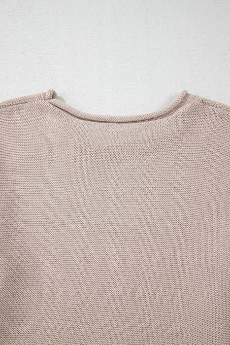 Ava Colorblock Exposed Seam Sweater