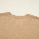  Ava Cuff Contrast Trim Sweater
