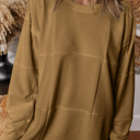 Light French Beige XL Ava Drop Shoulder Baggy Sweatshirt