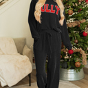  Ava Fiery Jolly Corded Long Sleeve Top