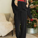  Ava Fiery Jolly Corded Long Sleeve Top