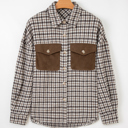  Ava Flap Patchwork Plaid Shacket