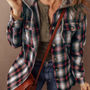  Ava Print Chest Hooded Shacket