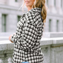  Ava Print Chest Tunic Shacket