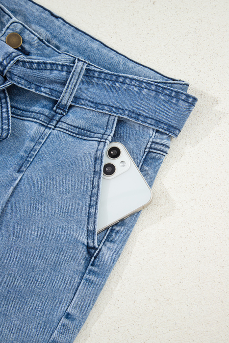 Ava Sash Wide Leg Jeans