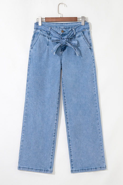 Ava Sash Wide Leg Jeans