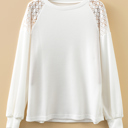  Ava Sleeve Textured Pullover Long Sleeve Top