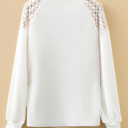  Ava Sleeve Textured Pullover Long Sleeve Top