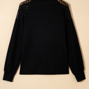  Ava Sleeve Textured Pullover Long Sleeve Top