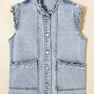 Ava Trim Patch Front Vest