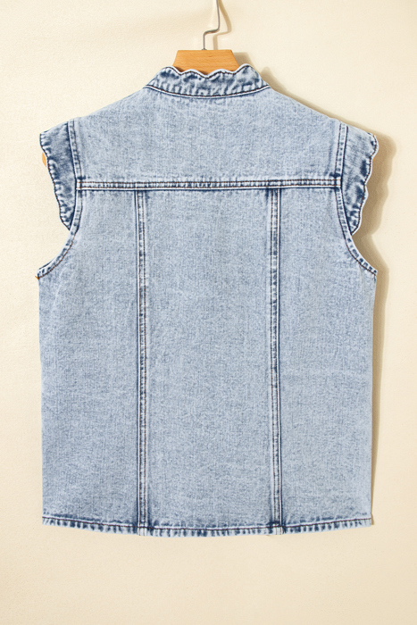 Ava Trim Patch Front Vest