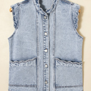 Beau Blue XL Ava Trim Patch Front Vest