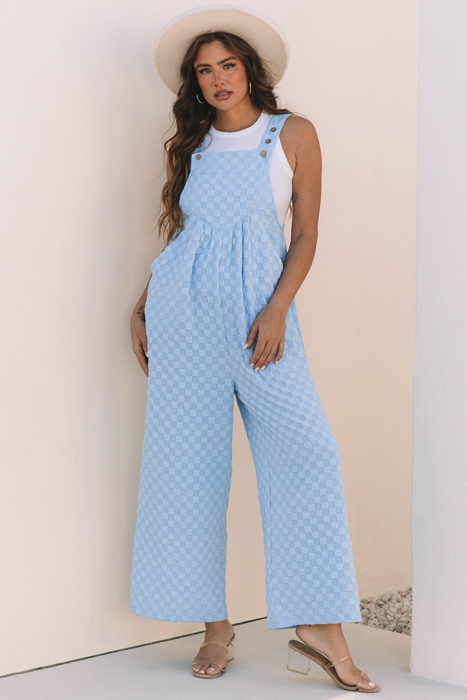 Ava Waist Wide Leg Overall