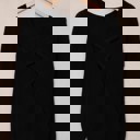 Black Small Avery Bell Sleeve Loose Sweater